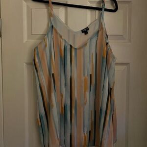 Torrid Multicolor Striped Camisole
